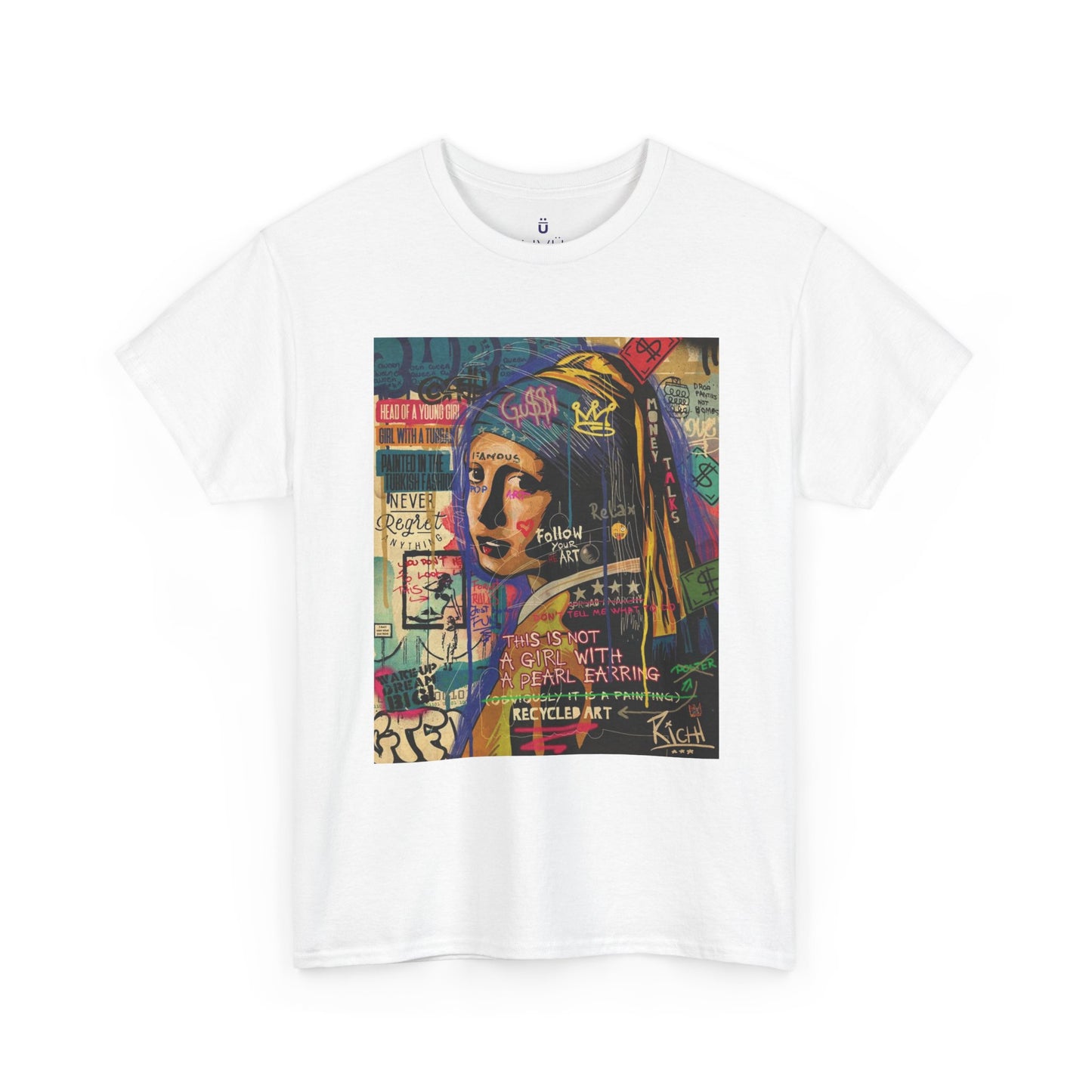 💎 Camiseta “Not a Girl with a Pearl” – Inspirada en Vermeer