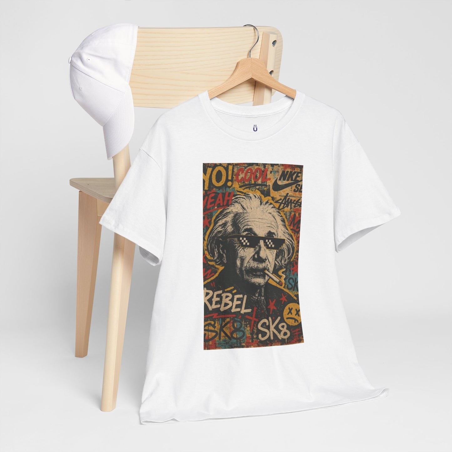 🧠 Camiseta “Rebel Mind” – Inspirada en Einstein