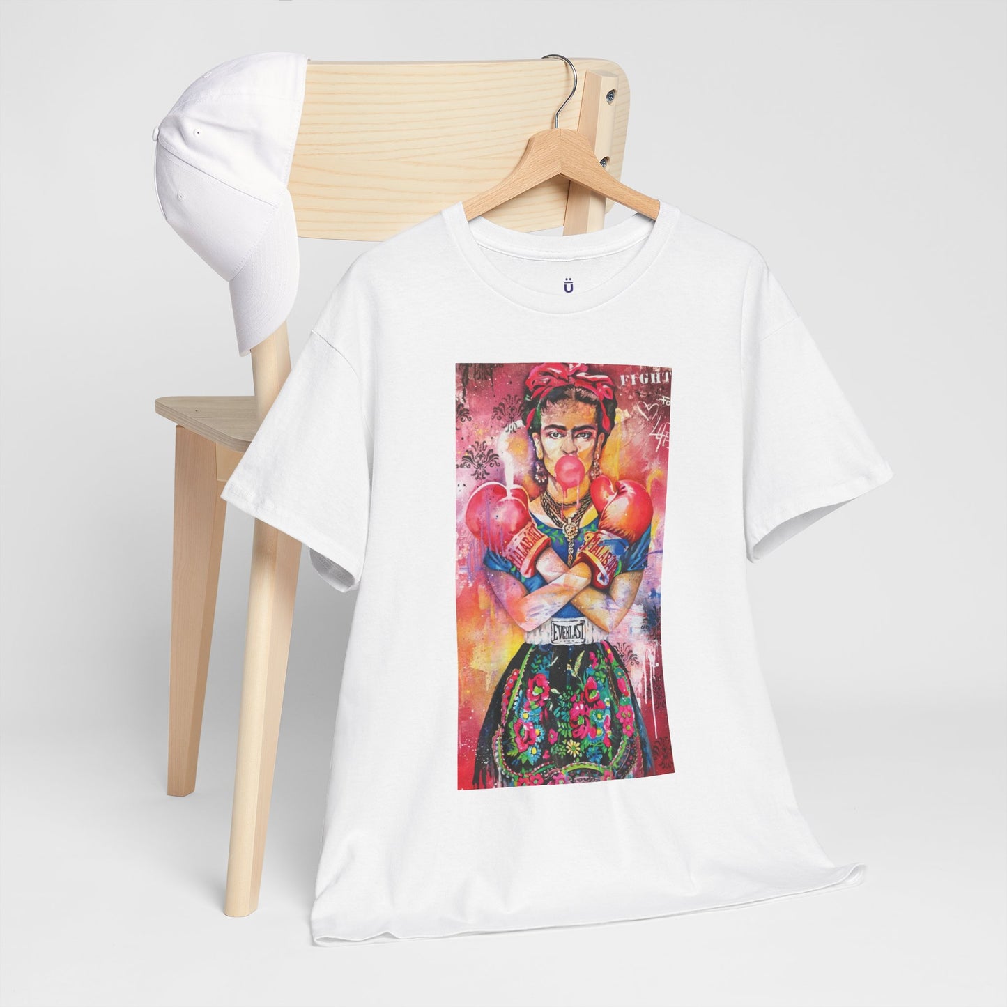 🎨 Camiseta “Self-in-Fight” – Inspirada en Frida Kahlo